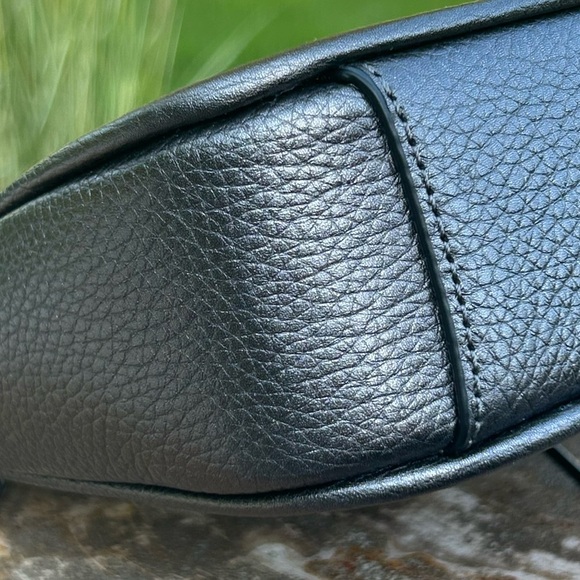 Coach Chaise 19 Crossbody Pewter Metallic Gunmetal EUC - Picture 13 of 17